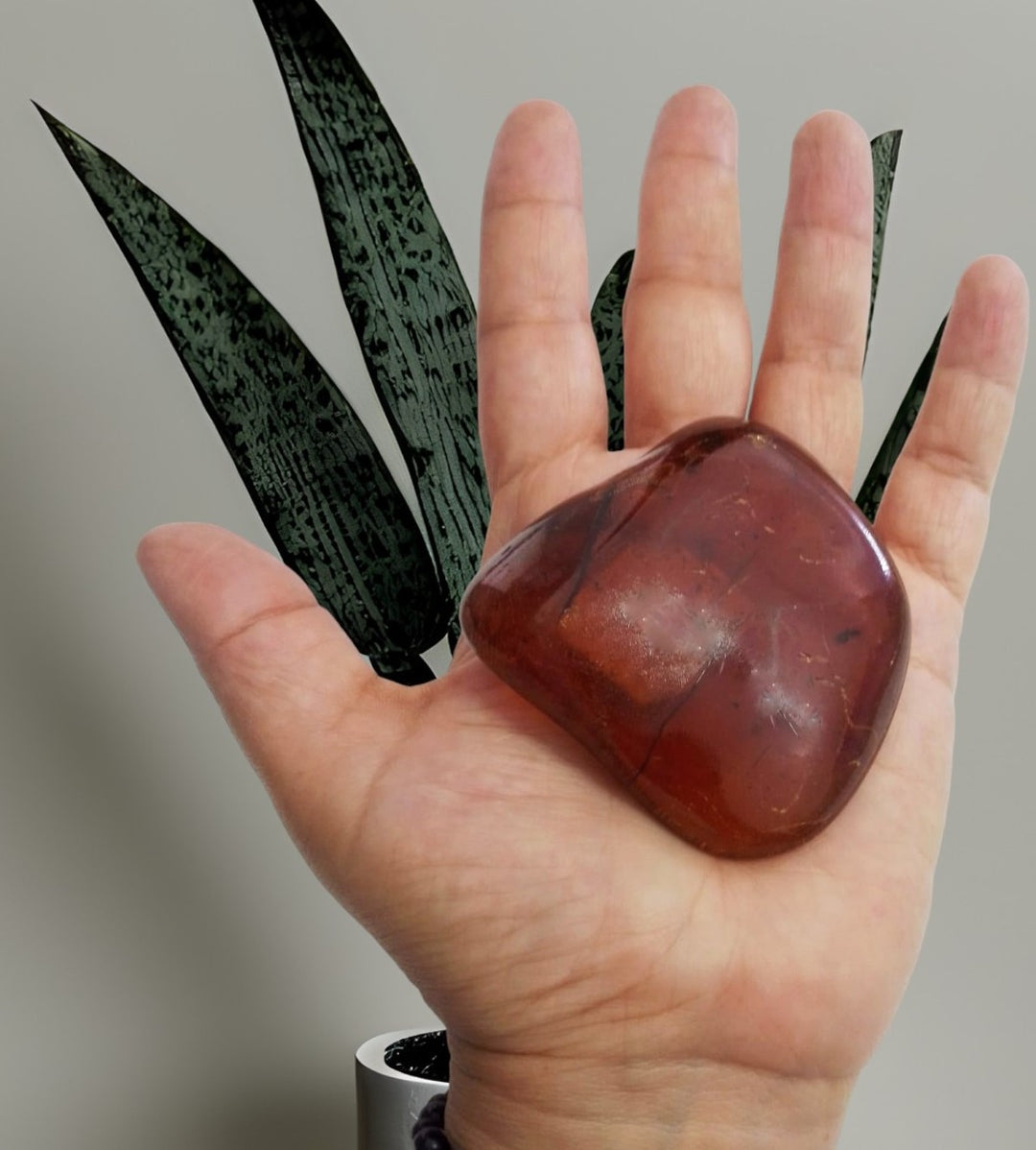 Amber paperweight
