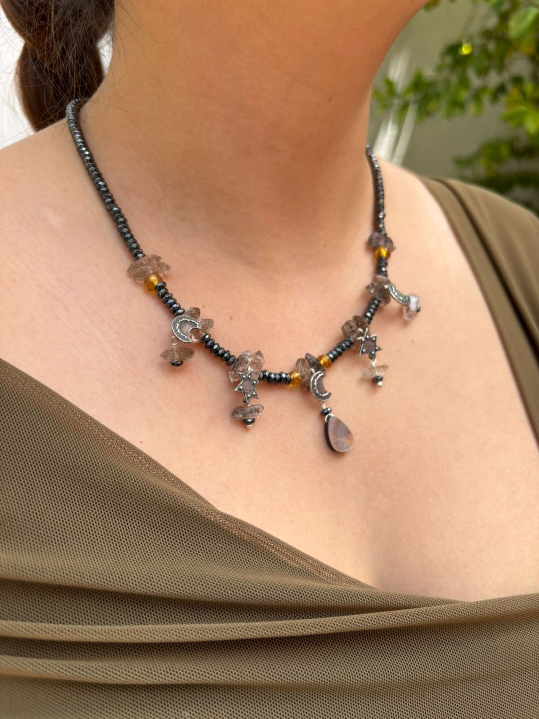 Collar Lunas y Estrellas