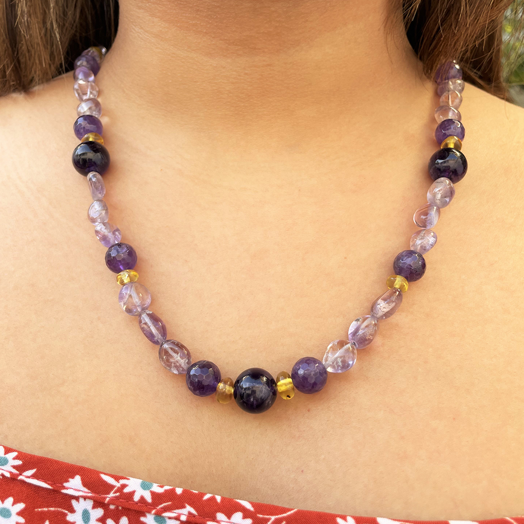 Collar Piedra Varia Largo