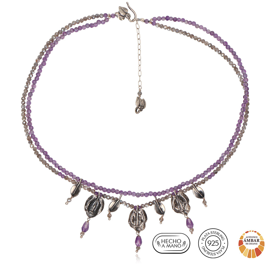 Collar Pétalos de Bugambilias