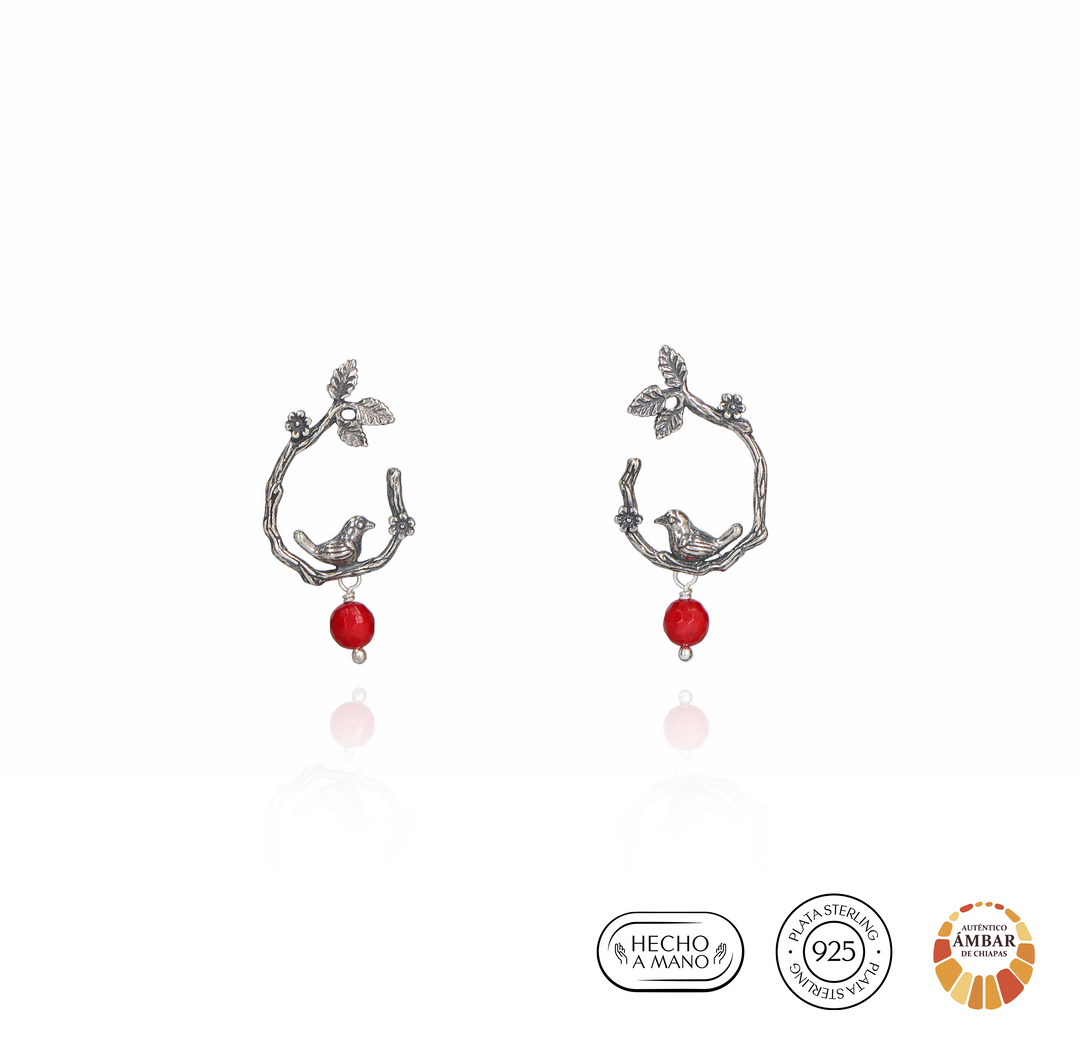 Twig Hoop Earrings