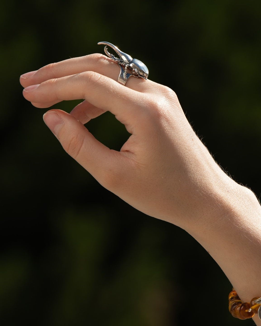 Hercules scarab ring