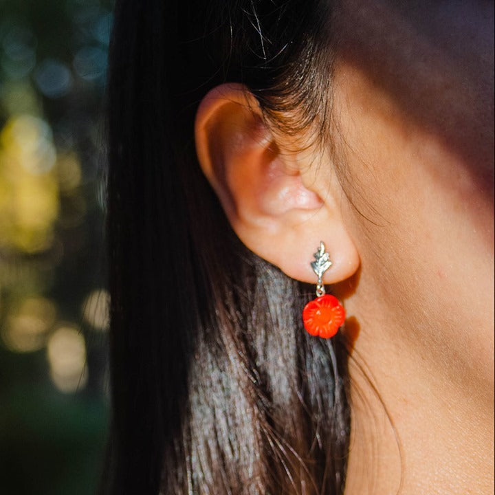 Rose Stone Earrings