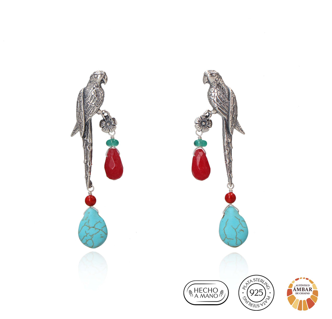 Aretes Guacamaya
