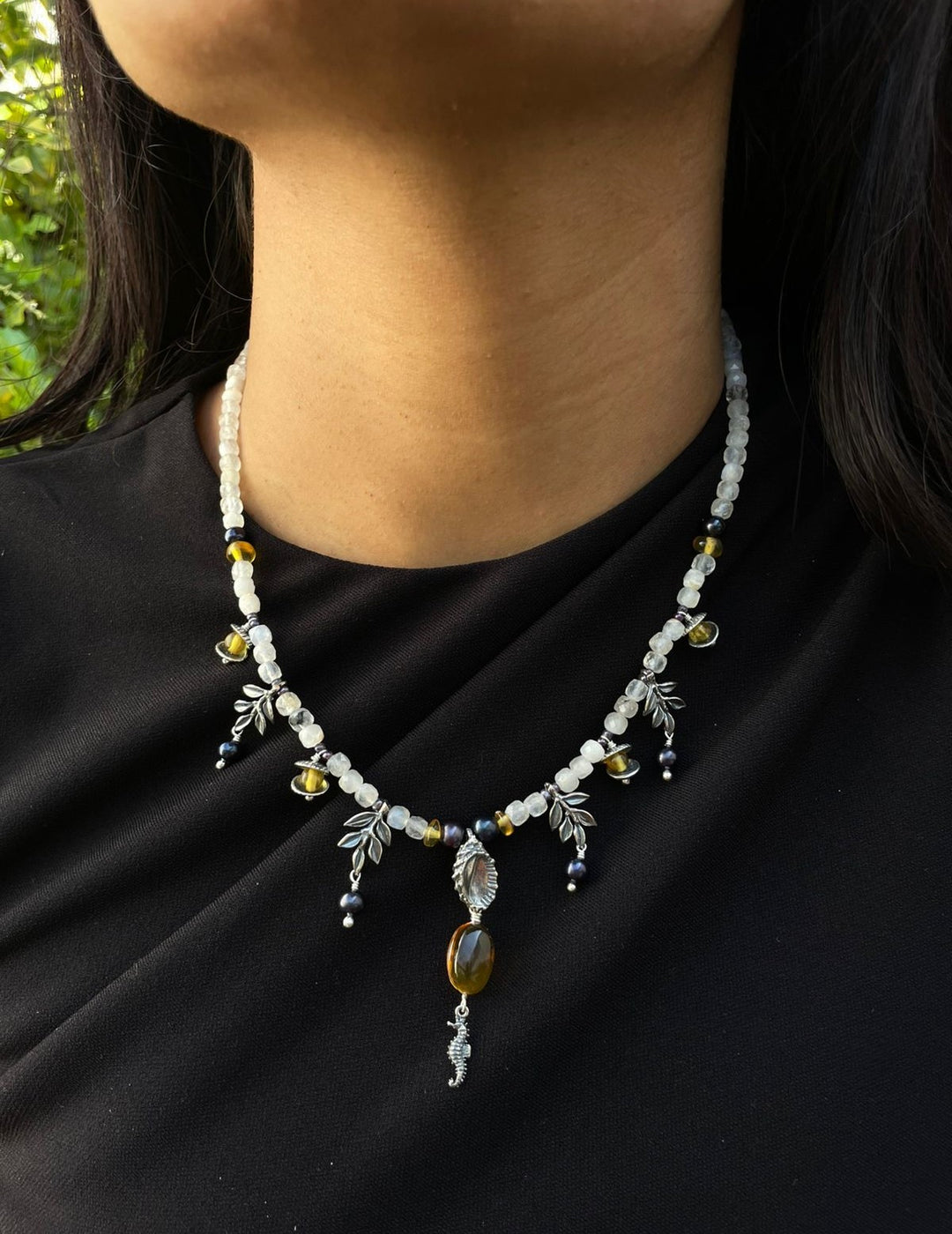Collar Caracol y Almejas