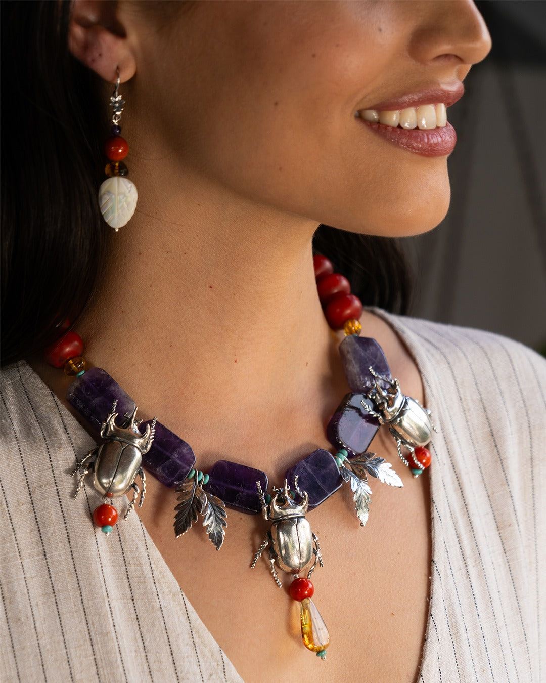Mauve Glow Earrings