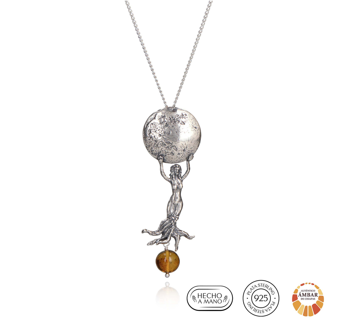 Gargantilla Mujer lunar