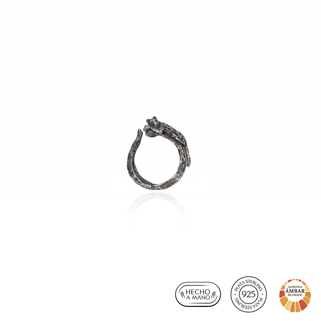 Anillo Jaguar sobre Rama -  Hijas de la Milpa