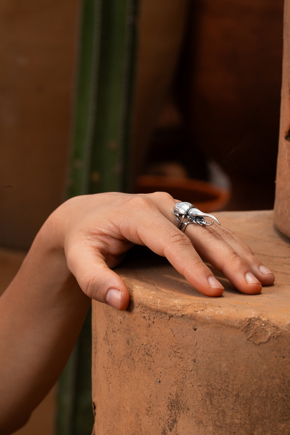 Hercules scarab ring