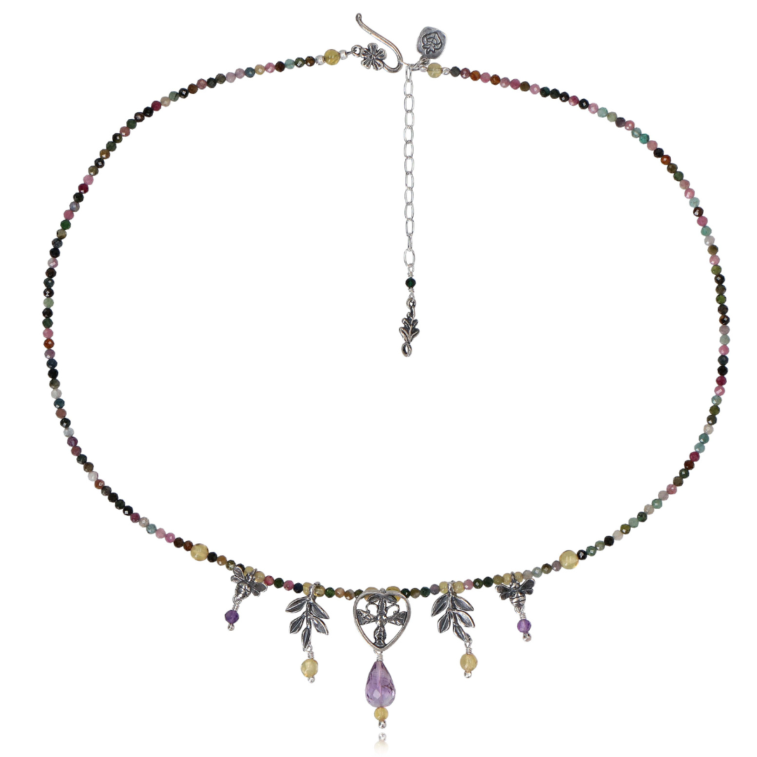 Bee Heart Necklace