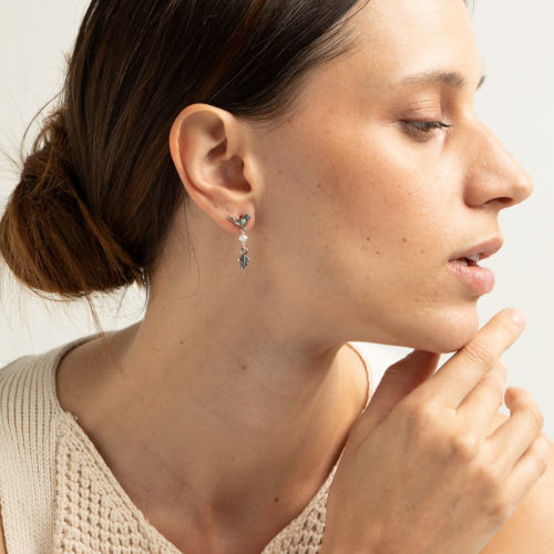 Conguitas earrings with leaves