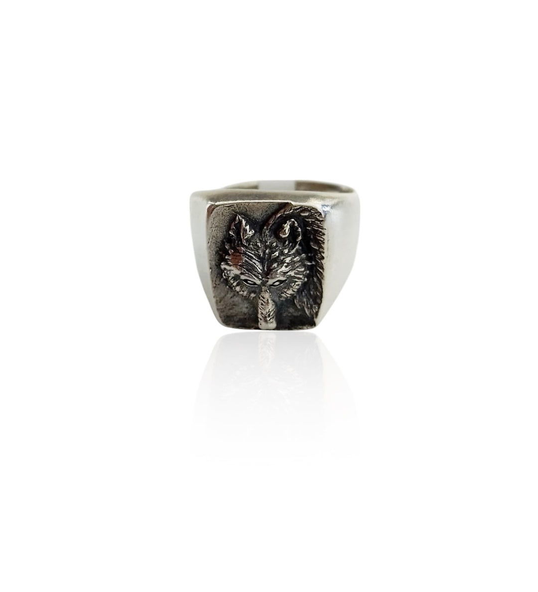 Wolf Head Ring