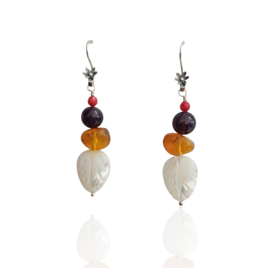 Mauve Glow Earrings
