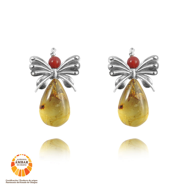 Aretes Mariposa Monarca Ch (1732923392043)