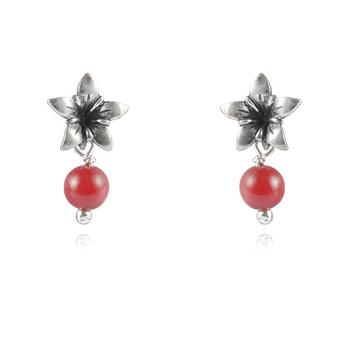 Aretes Flor de Café Ch.