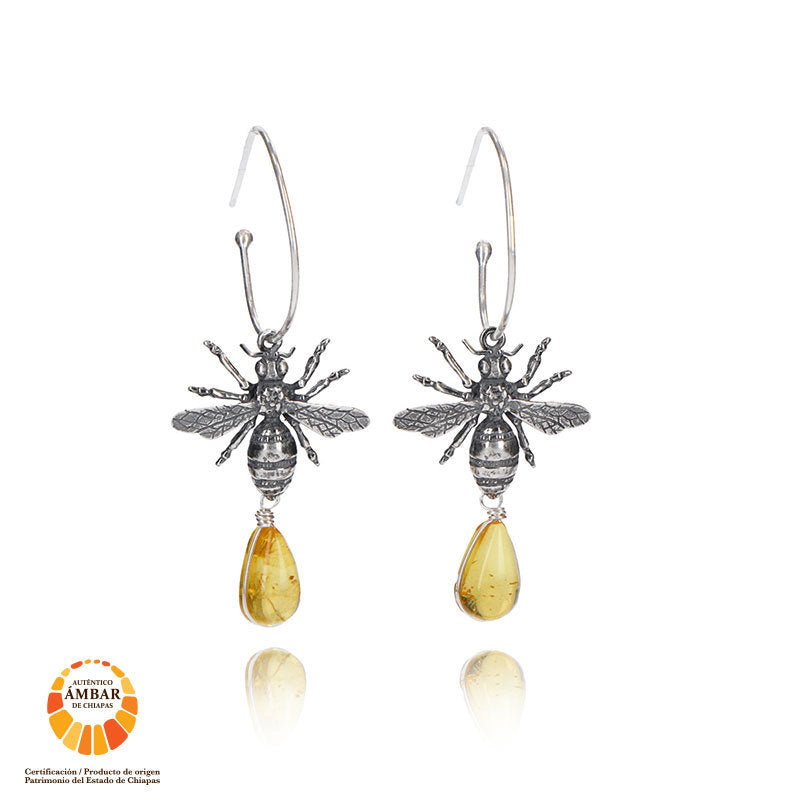 Arracadas Abeja Reina
