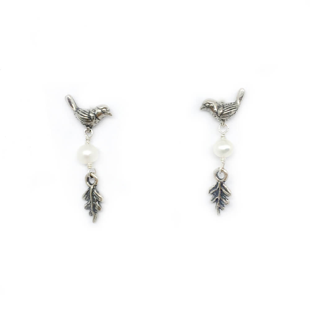 Conguitas earrings with leaves