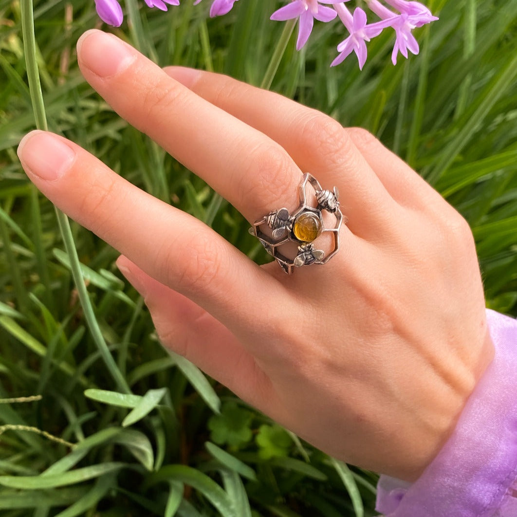 Honeycomb ring eleven chambers