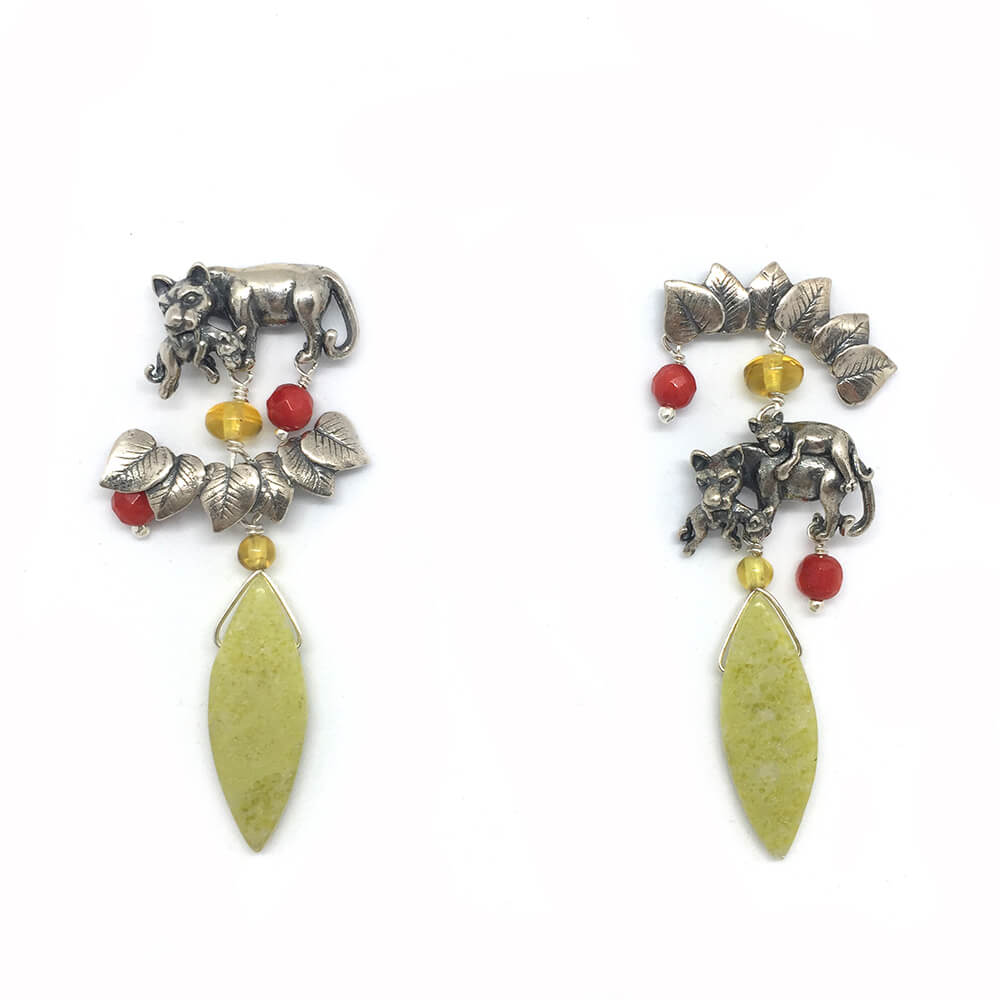 Aretes Familia de Jaguares