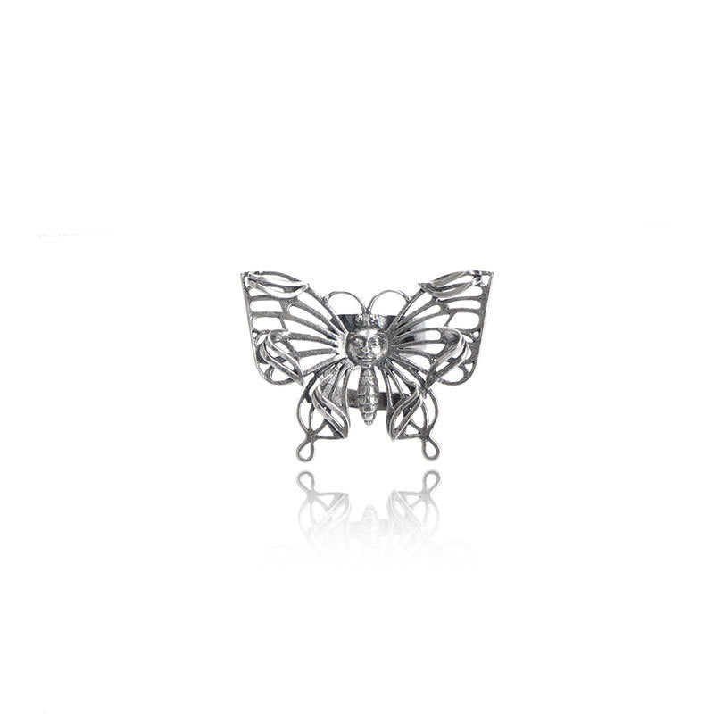 Butterfly Ring with Face