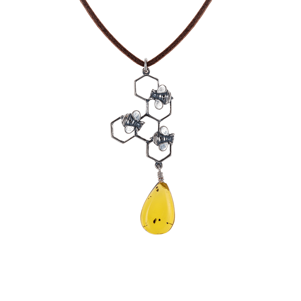 5 Chamber Honeycomb Pendant