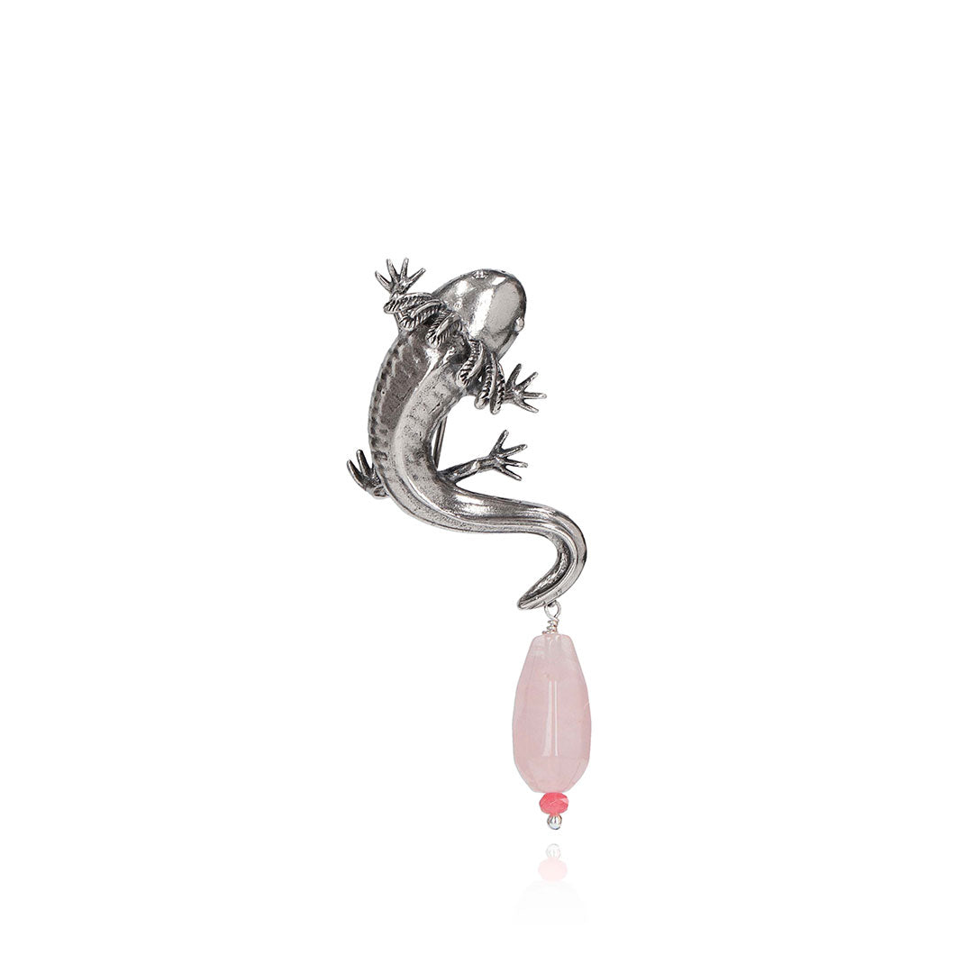 Large Axolotl Brooch