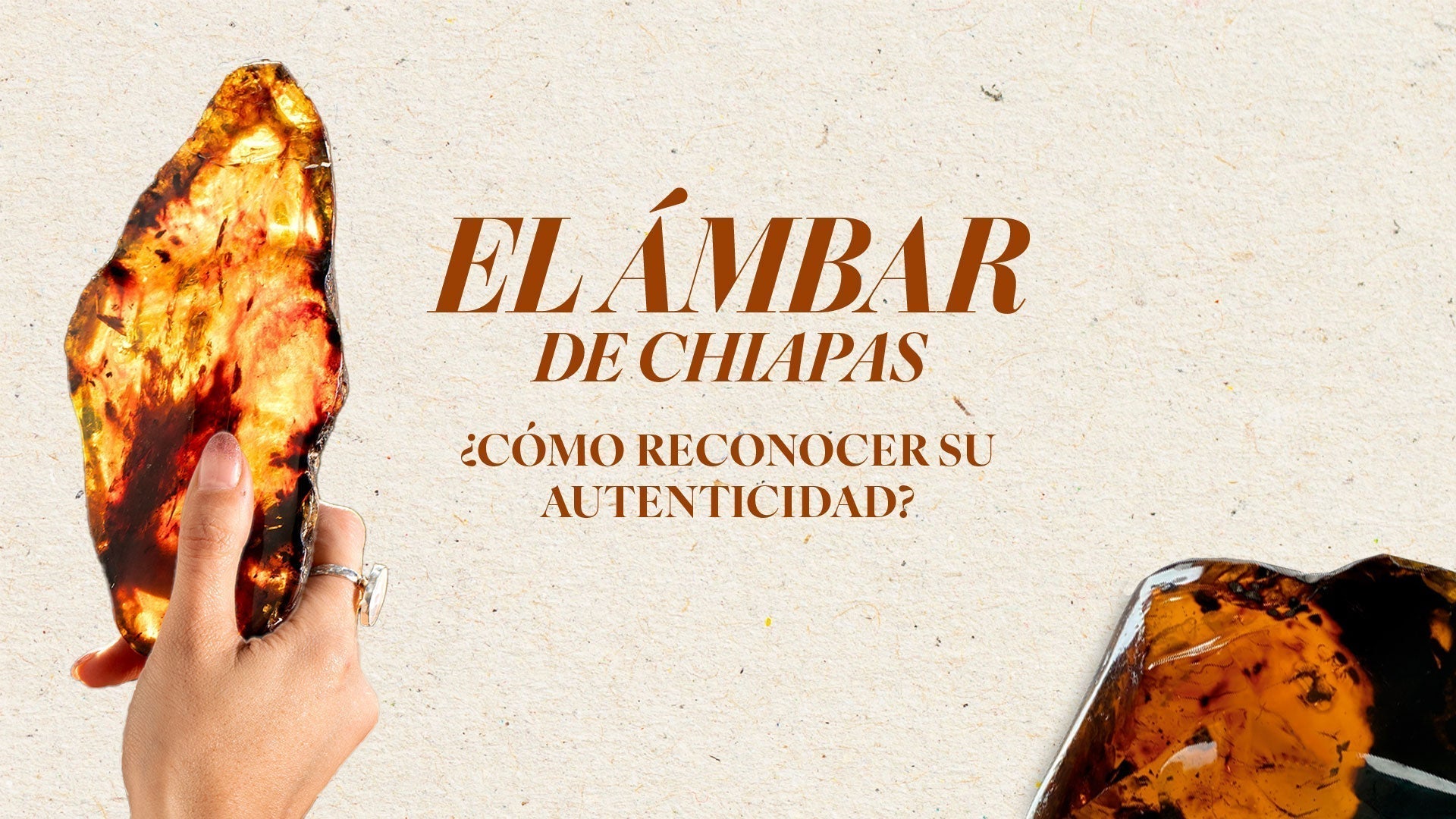 Cómo reconocer el ámbar de Chiapas auténtico