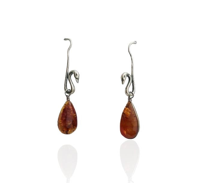 Aretes Cisne