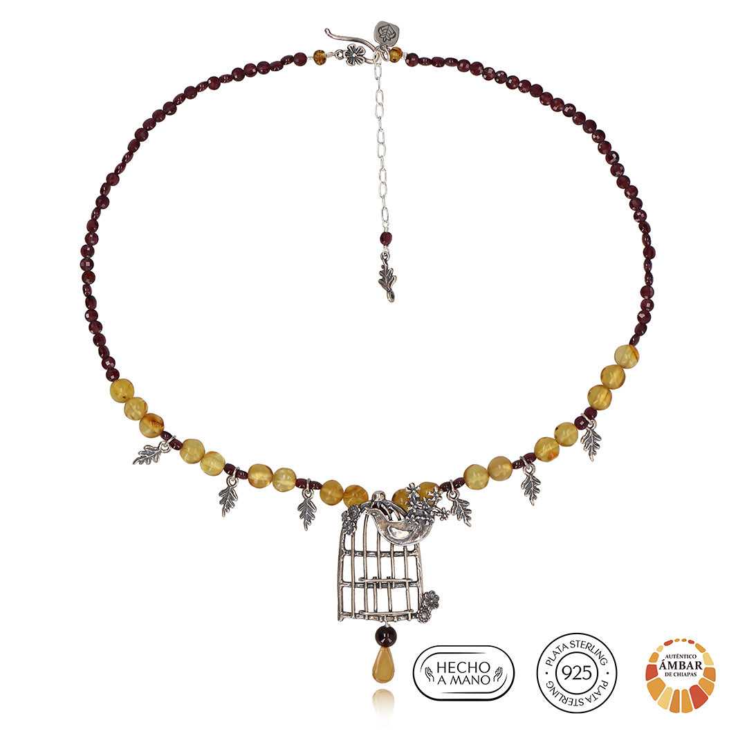 Collar Jaula de Fuego