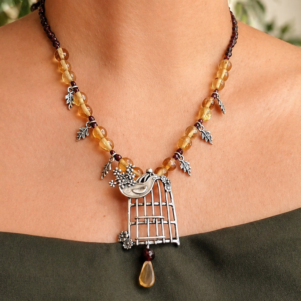 Collar Jaula de Fuego