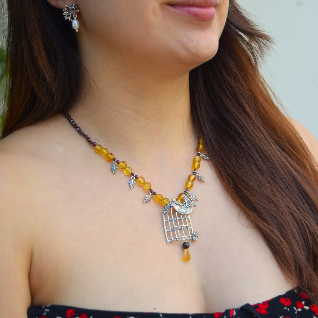Collar Jaula de Fuego