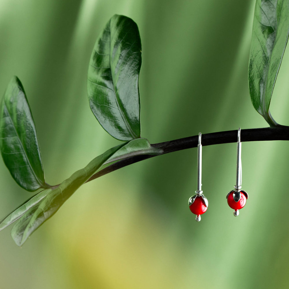 Aretes Tres Pétalos Canutillo