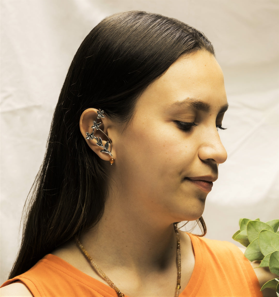 Aretes Orquídea Chiapaneca Mixto
