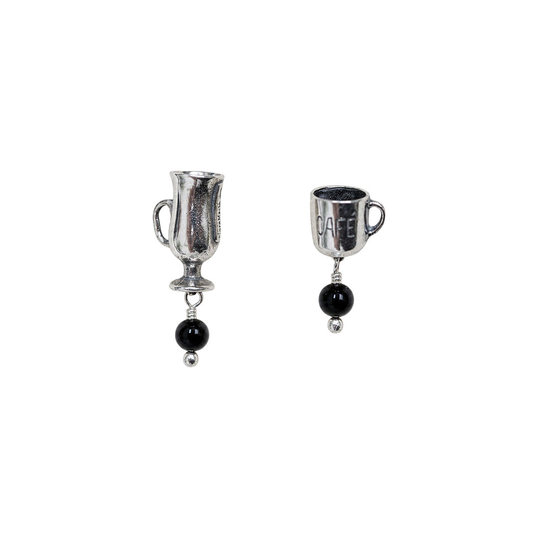 Aretes Taza Café y Capuccino