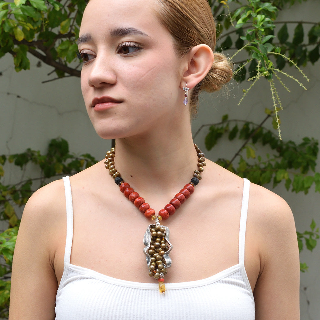 Collar Cosecha de Maíz Dorada
