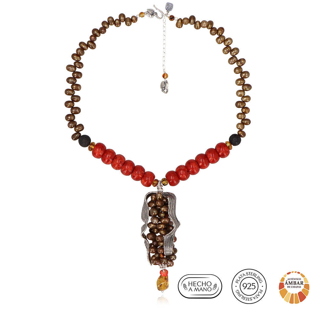 Collar Cosecha de Maíz Dorada