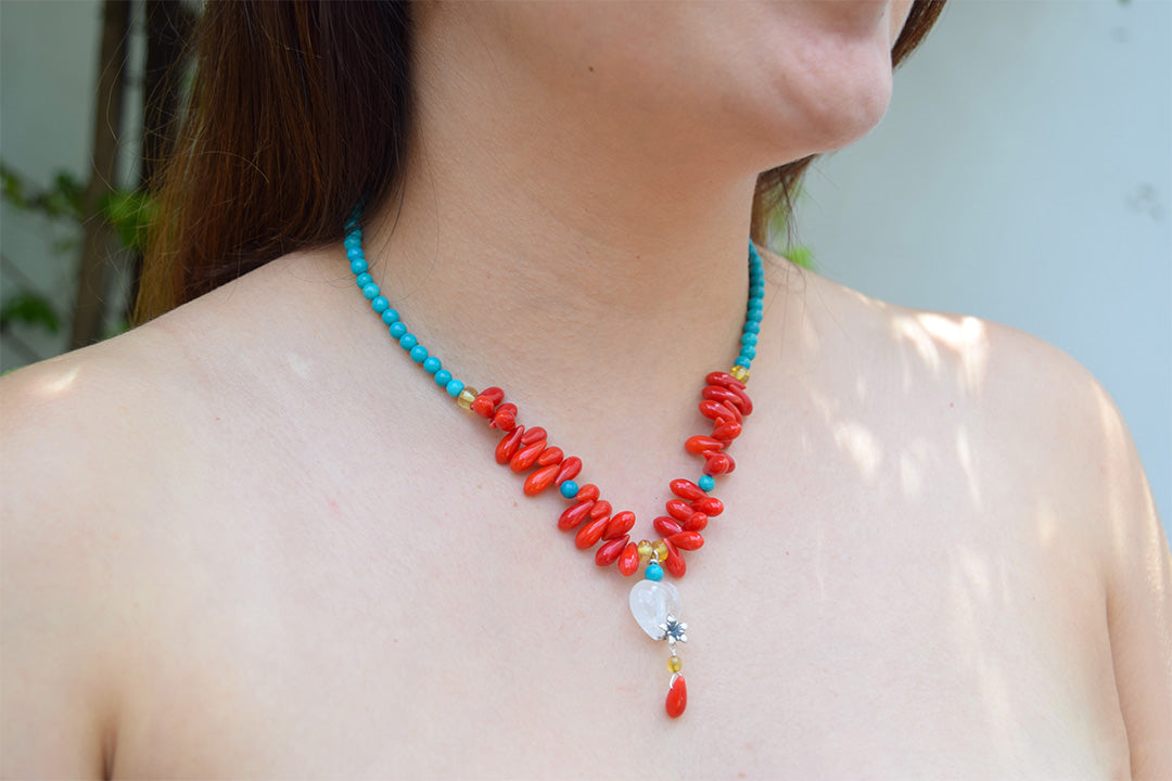Collar Flor de Café