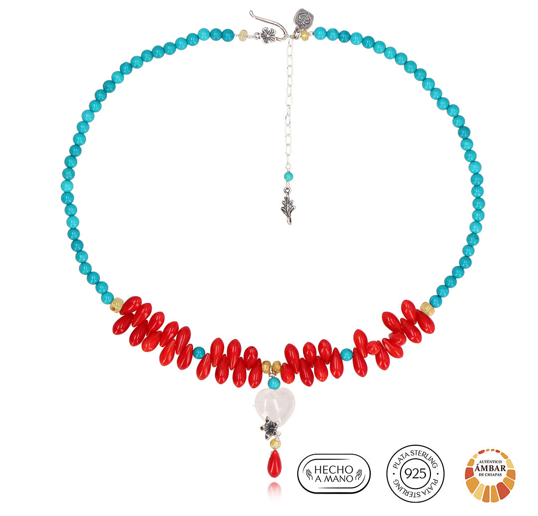 Collar Flor de Café