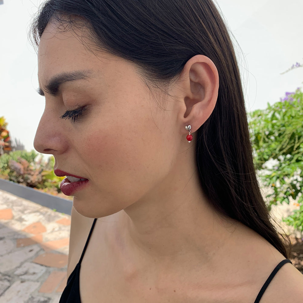 Aretes corazón mini