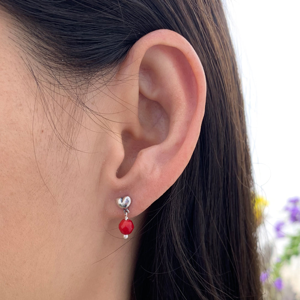 Aretes corazón mini