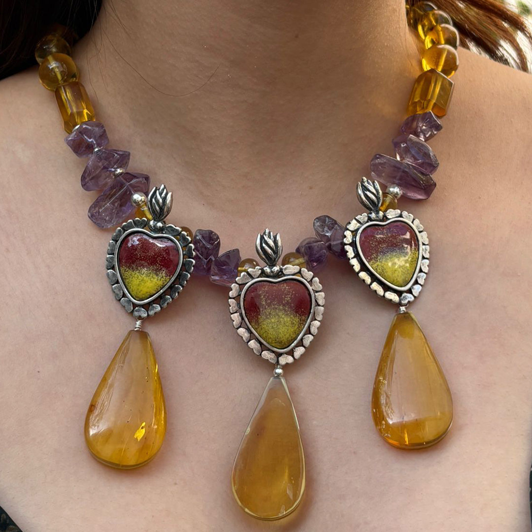 Collar Destello de Corazón