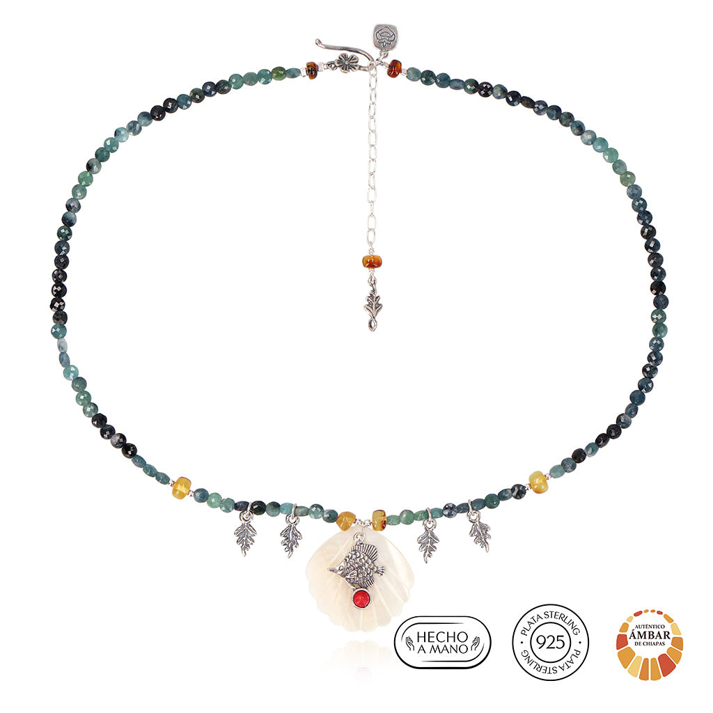 Collar Pez con bisel
