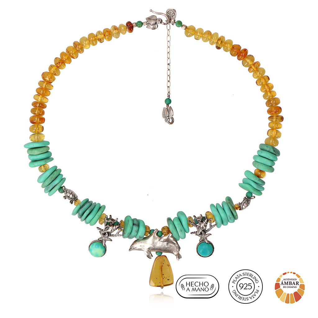 Collar Delfines y Arrecifes