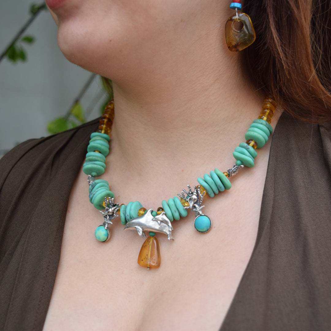 Collar Delfines y Arrecifes