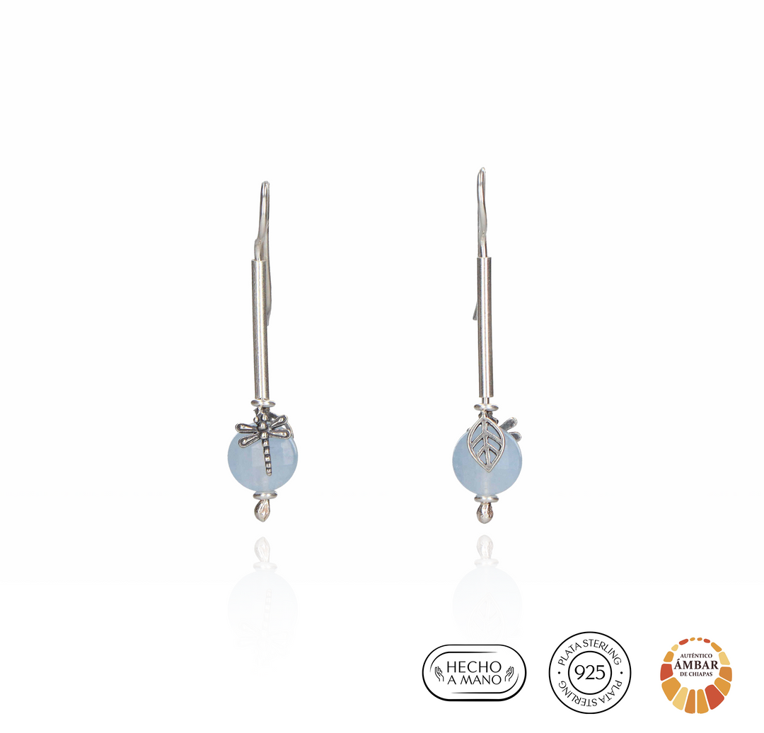 Mini Dragonfly Bead Earrings