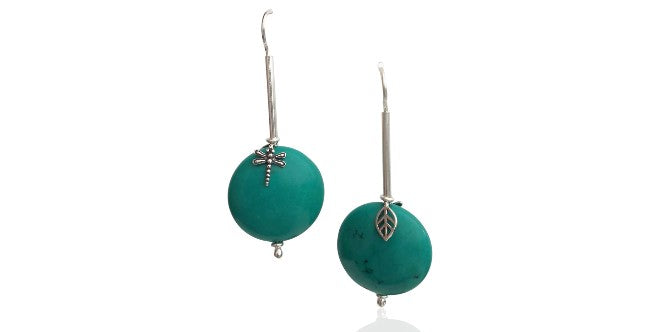 Mini Dragonfly Bead Earrings