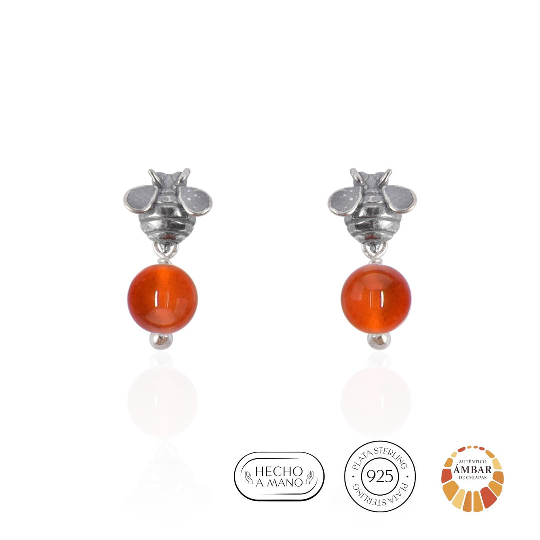 Arete abeja mini