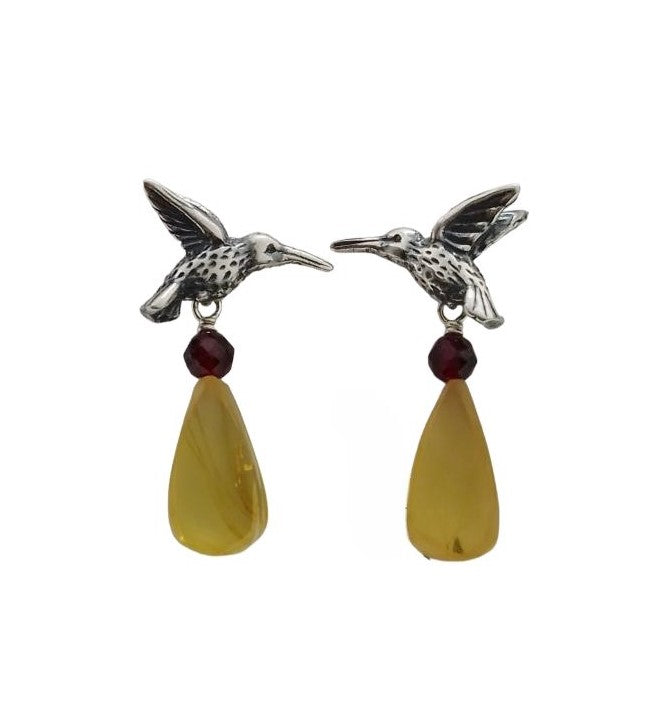 Aretes Colibrí