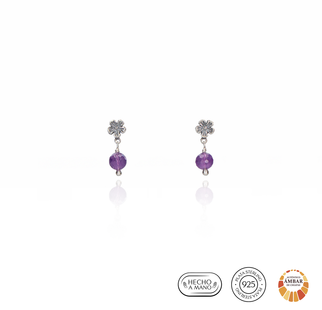 Aretes flor de campo