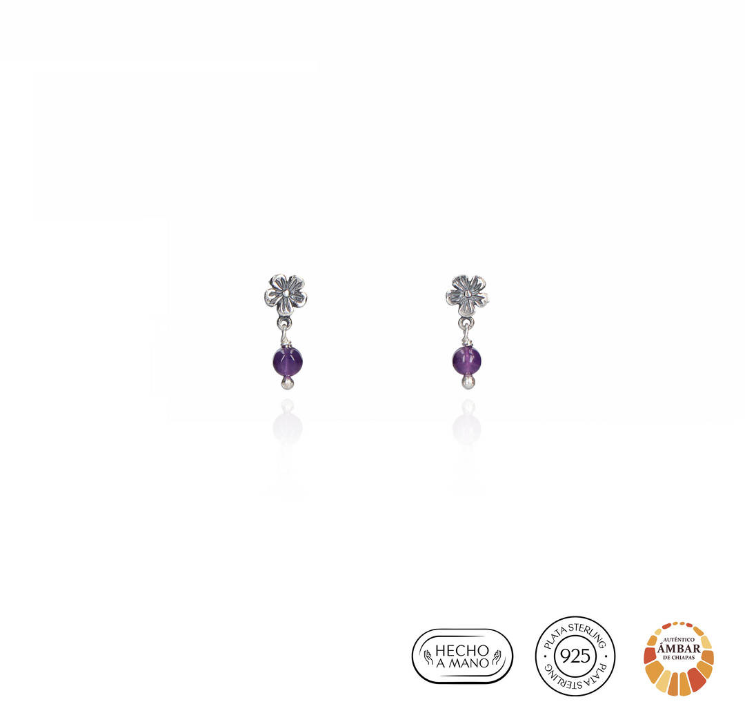 Aretes flor de campo